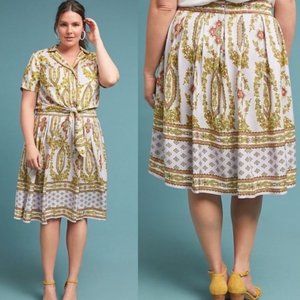 Anthropologie Echarpe Top and Skirt Set